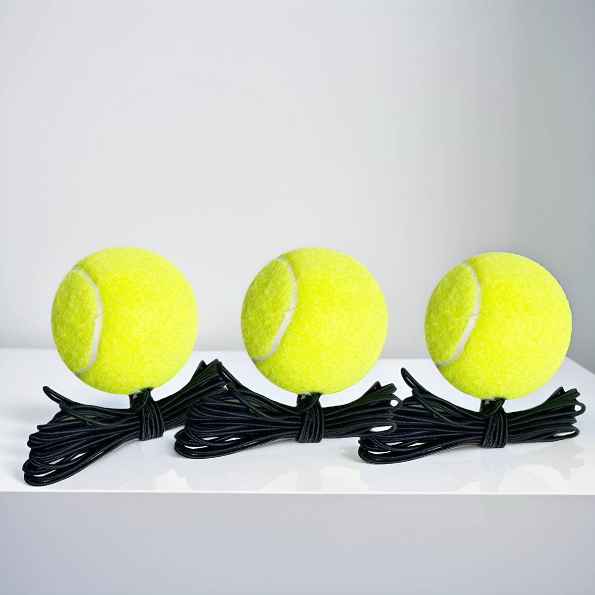 Single Practice Tennis Band Training Competition Tennis Training Plaza Fitness Throwing the ball belt line resistance tennis
