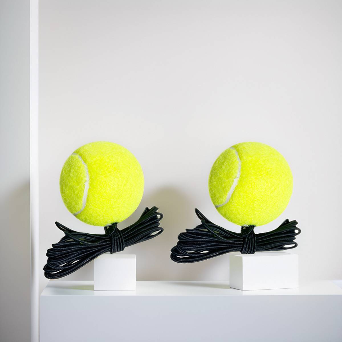 Single Practice Tennis Band Training Competition Tennis Training Plaza Fitness Throwing the ball belt line resistance tennis
