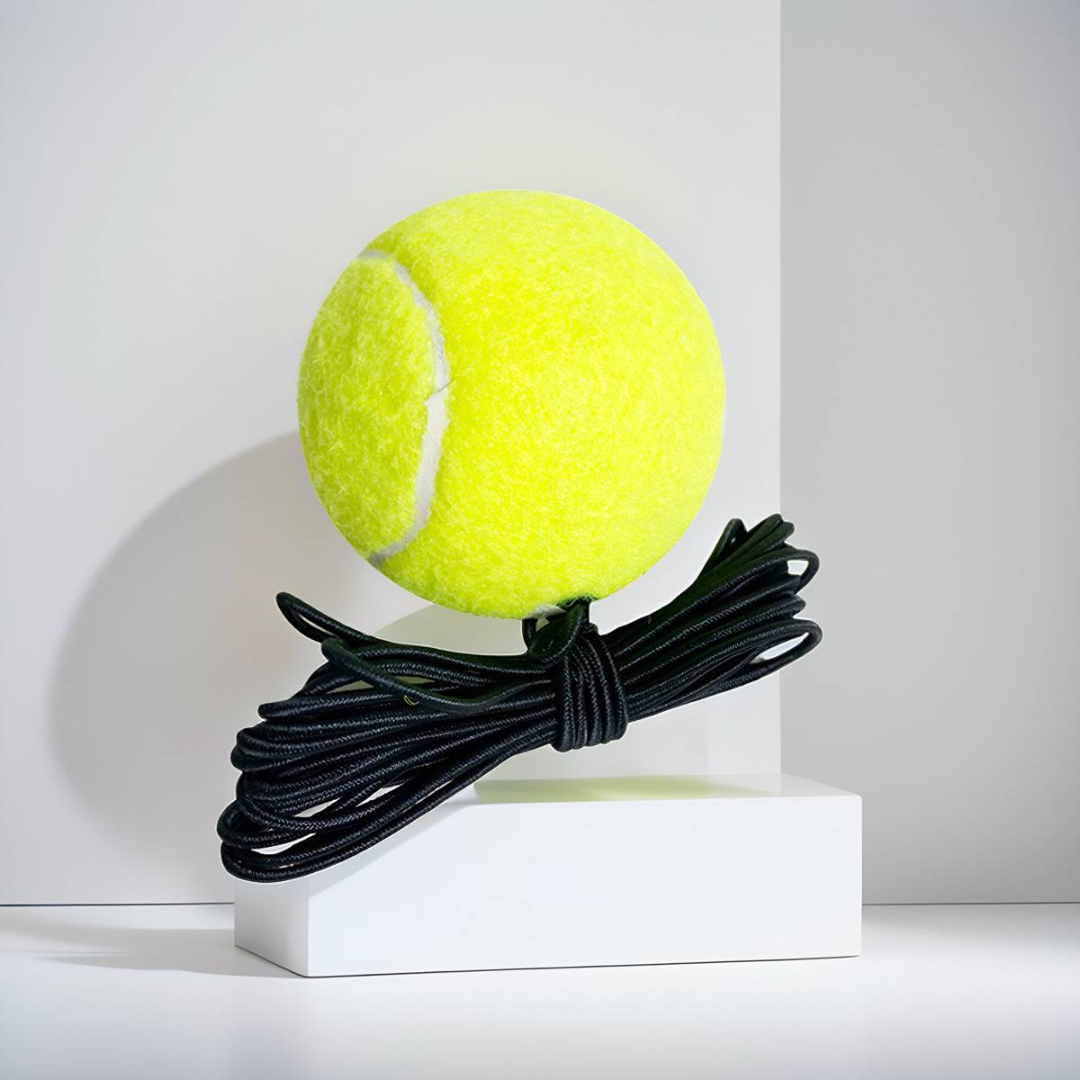 Single Practice Tennis Band Training Competition Tennis Training Plaza Fitness Throwing the ball belt line resistance tennis