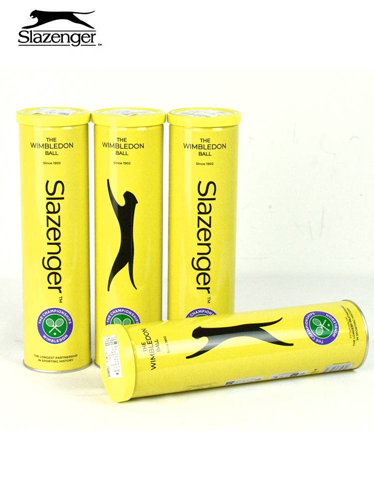 Slaznger Slissing Tennis Wimbledon Winnon Wimbled Leopard yellow can high bombs high bombs authentic  new packaging