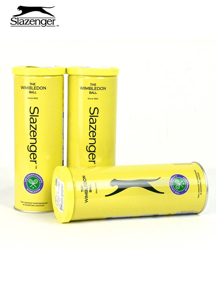 Slaznger Slissing Tennis Wimbledon Winnon Wimbled Leopard yellow can high bombs high bombs authentic  new packaging