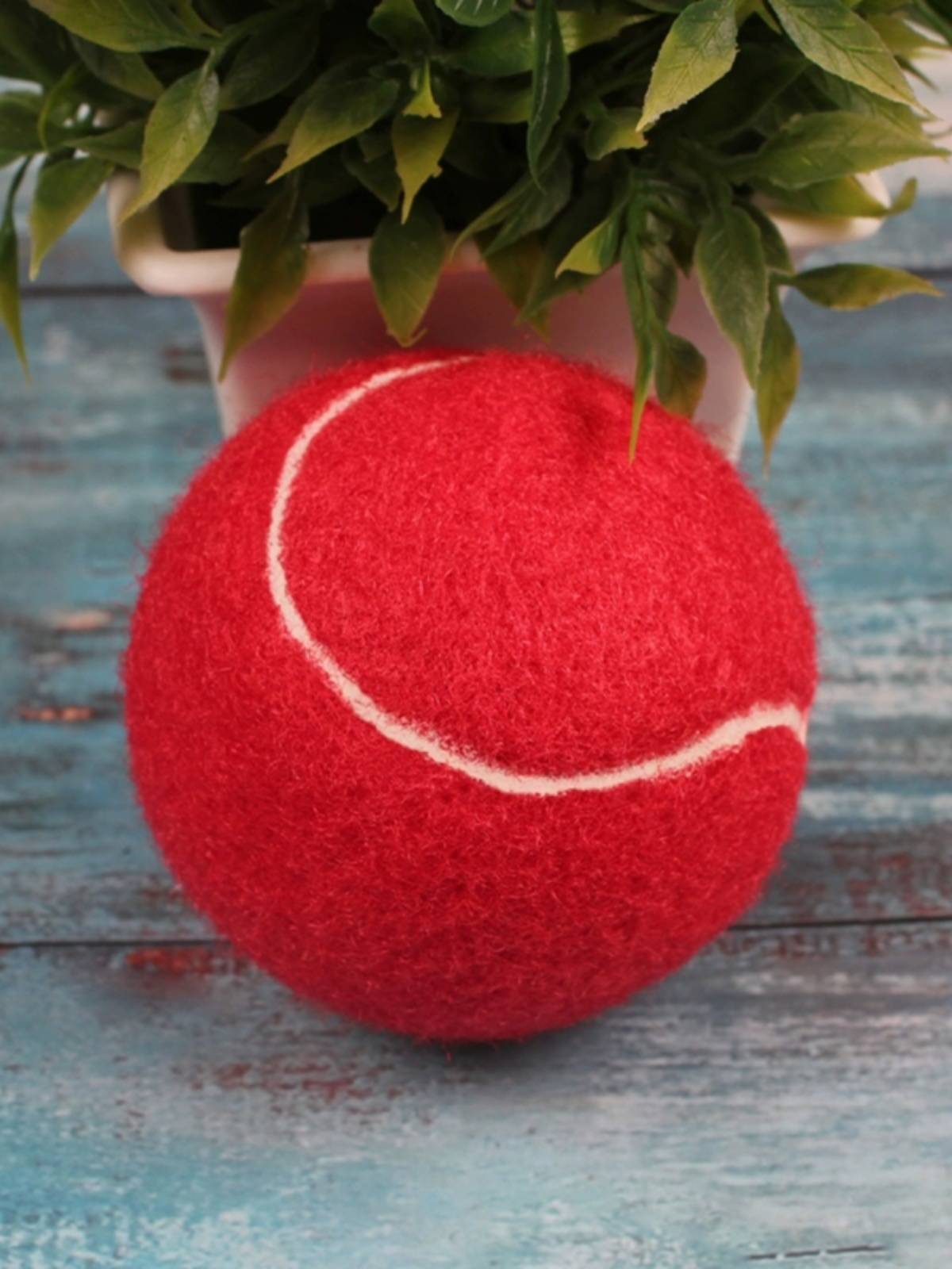 Red tennis color ball high bomber decompression training tennis laundry massage Teddy Corgi pet tennis prop ball