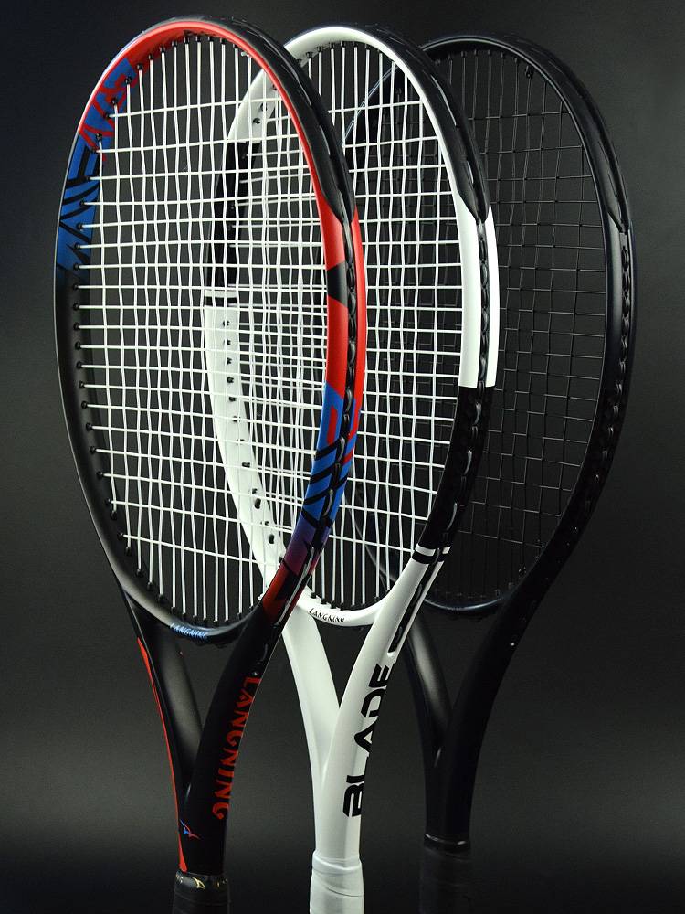 Langning full carbon professional tennis racket elastic carbon fiber single -person single -player line rebound training device genuine flagship store