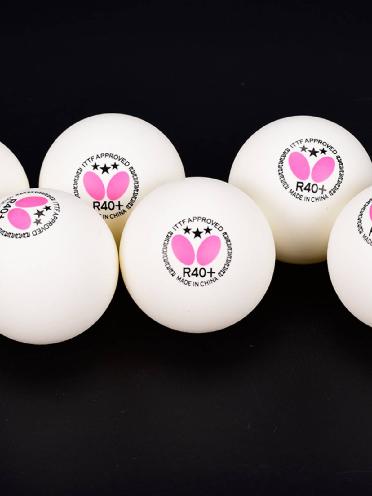 Butterfly table tennis three -star domestic R40+new material 3 -star training competition 3 installed 6 installed