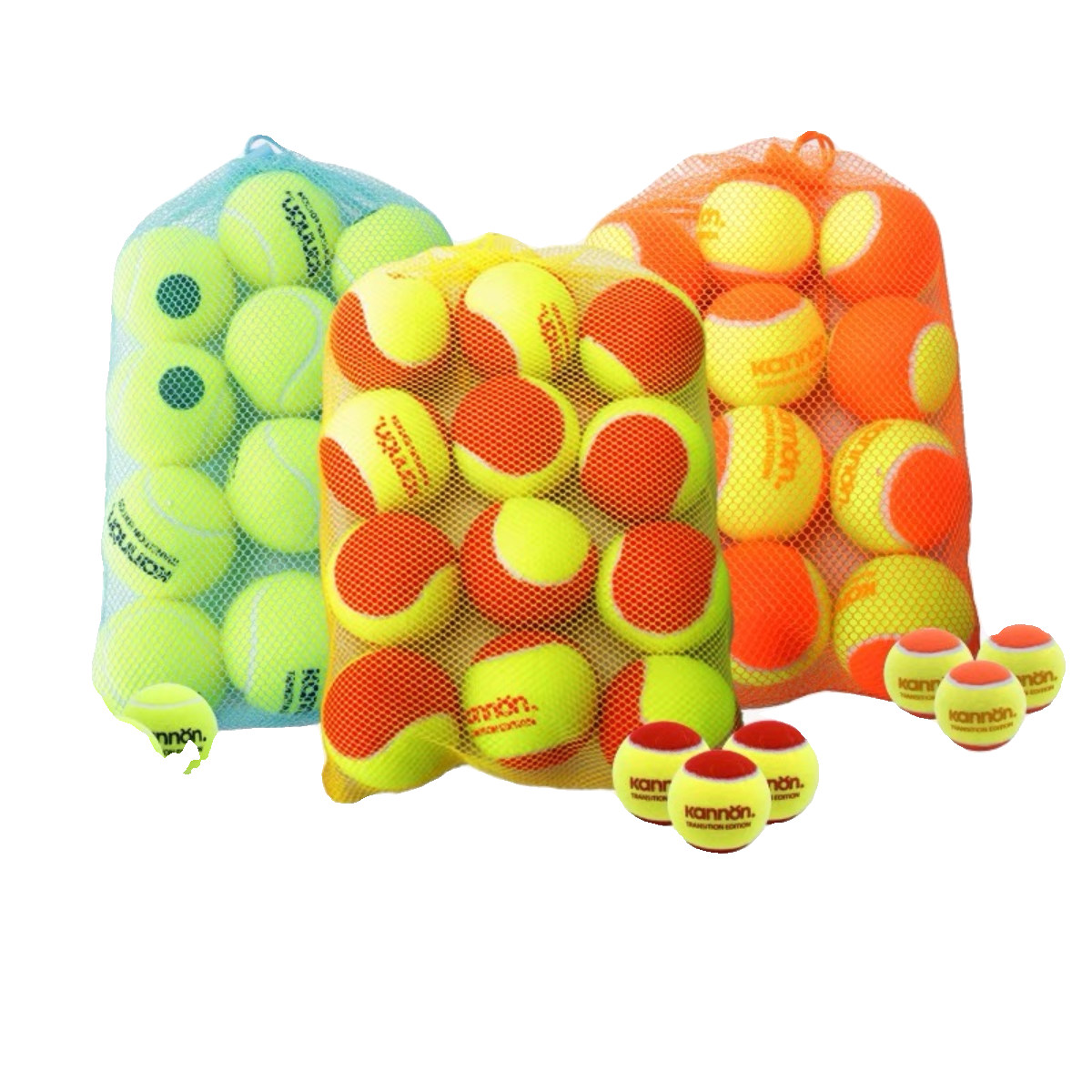 Kanon Kanglong crown orange ball transition short low -pressure decompression soft -type children's single training youth tennis