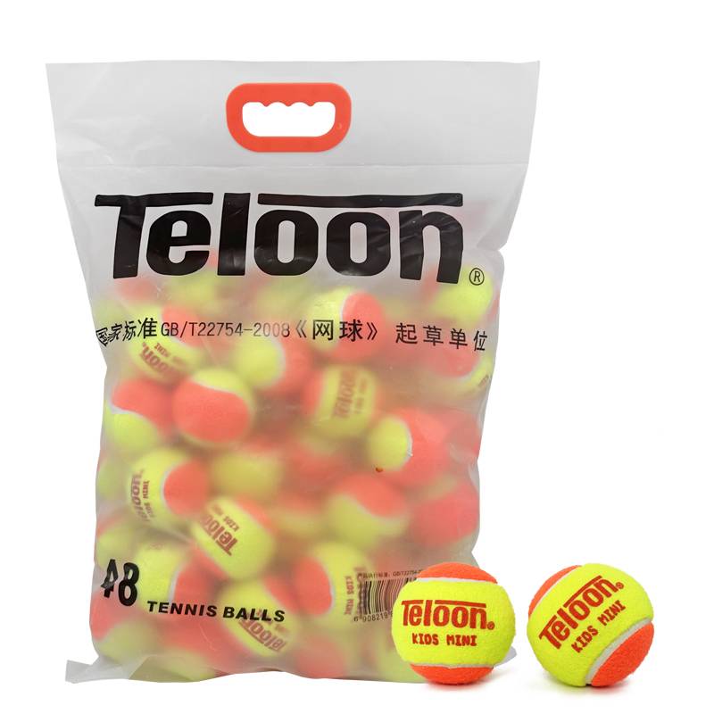 TELOON Tianlong children's tennis decompression soft orange ball mini transition traffic junior scholar short training ball
