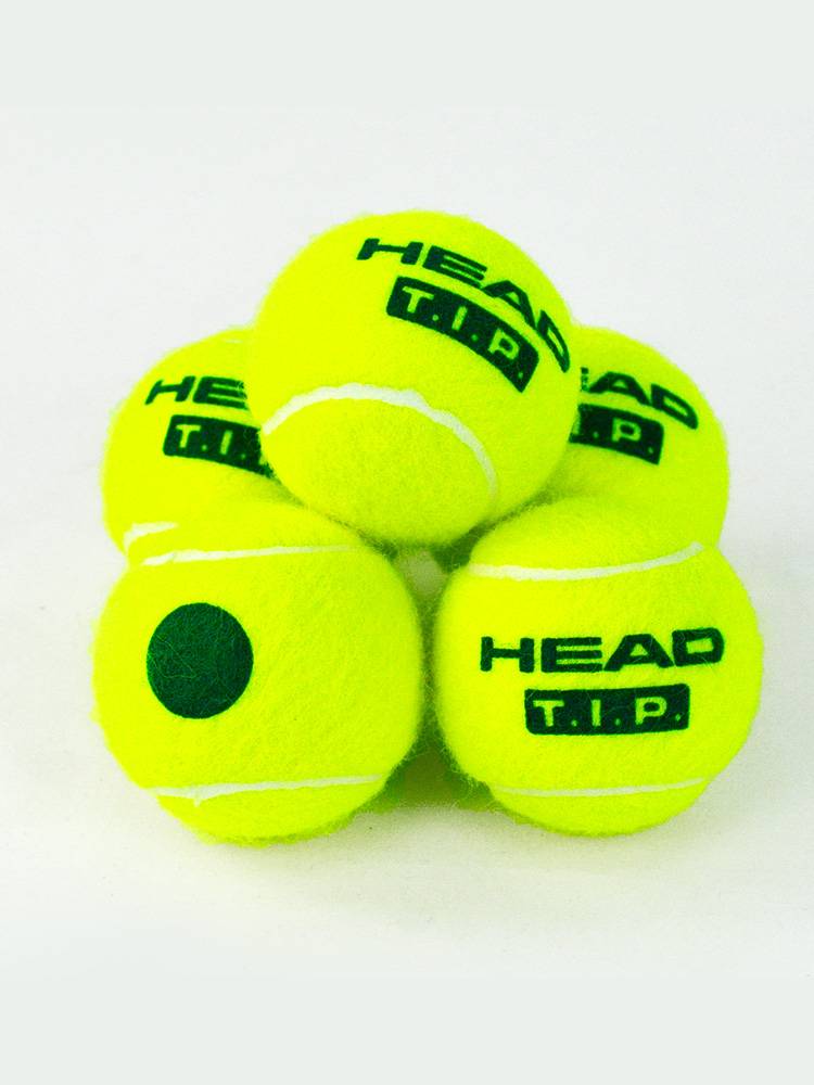 Head Hyde Tennis Children's Low -pressure Globe Globe Age -year wear -resistant training green, red and orange transition practice ball tennis