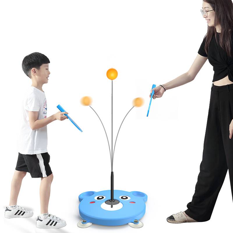 Table tennis training device Professional edition adult adults use the opposite equipment to practice single -player exercise artifact soft shaft play table tennis bang