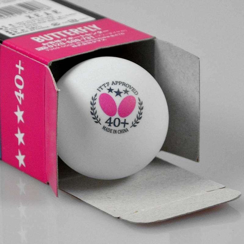 Decathlon? Butterfly butterfly table tennis three -star new material R40 game PPQ