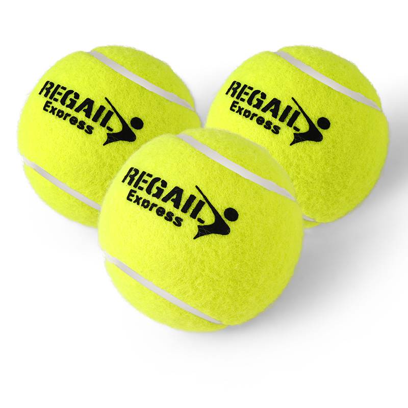 Three tennis balls