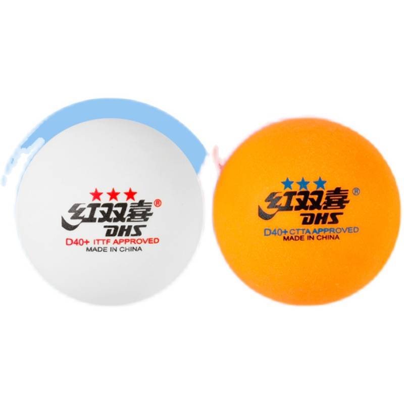 Red Double Happy Table Tennis New Materials Big Ball ABS40+Plastic Ball White Bar Museum Club game Samsung