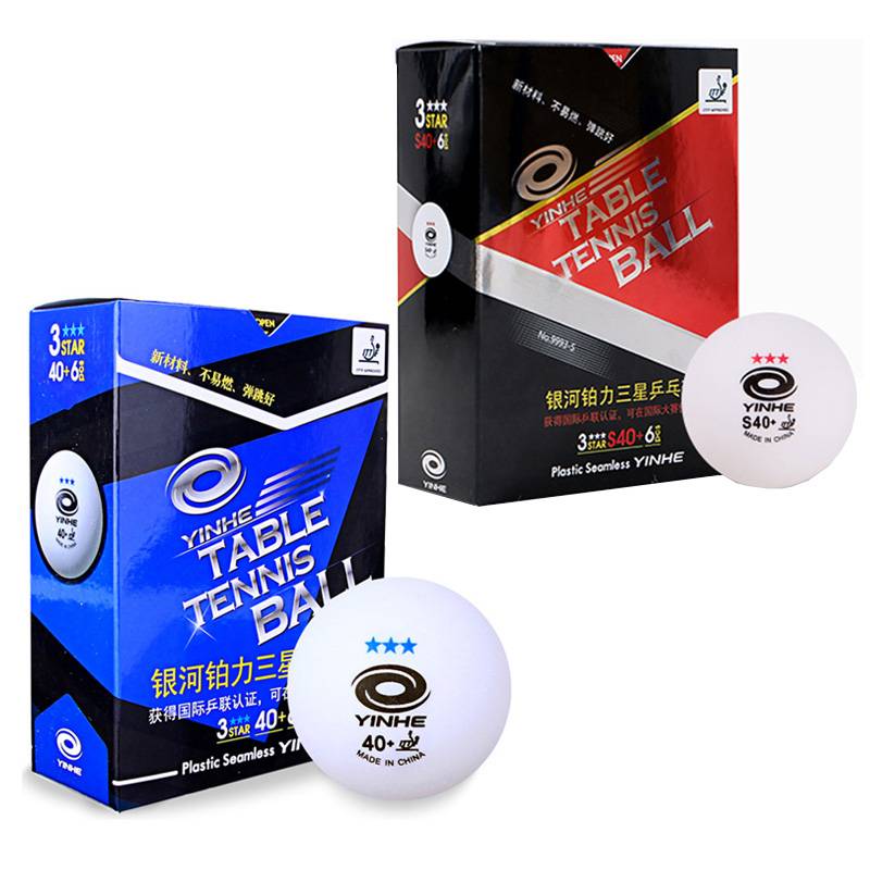 Aerospace Zilong Galaxy Seamless Table Tennis New Materials Platinum Platinum Sanxing Ball 3 Star 40+ Plastic Balls with Setal Sichuan