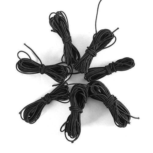Tennis rubber band fitness ball elastic rope throwing ball spare line replace rope extended bleeding black round loose tights