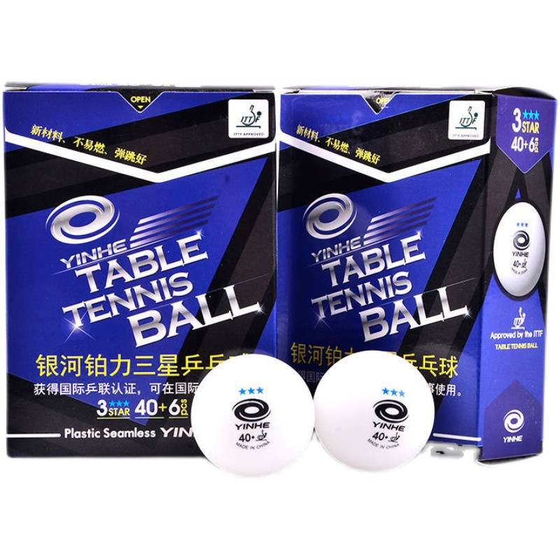Authentic Galaxy Table Tennis High Bomb New Materials Seamless Platinum 3 Star 40+ Table Tennis Three Stars There are sewing table tennis
