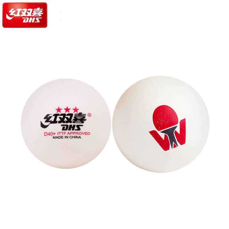Red Shuangxi International Table Tennis Federation World Tour Table Tennis Samsung D40+with new materials for table tennis
