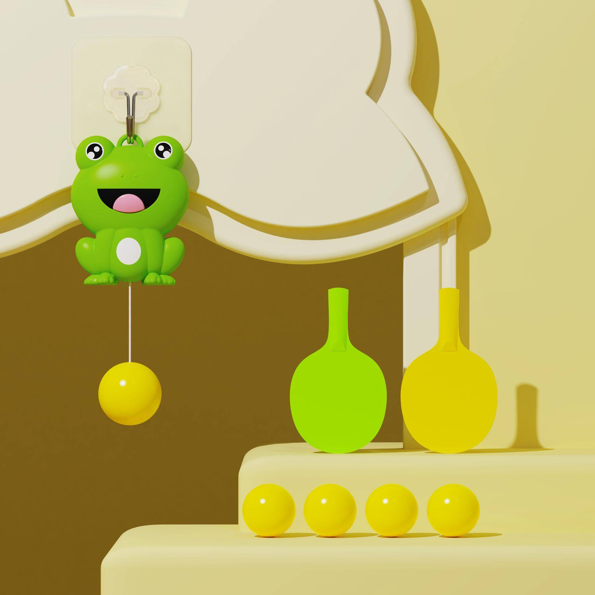 【Meng Frog】 5 balls+2 shots+frog pendants