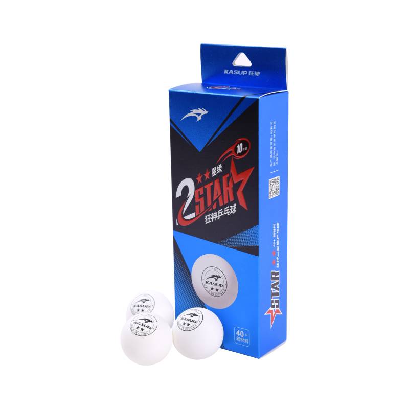 1378 two -star table tennis 1 box 10 (white)