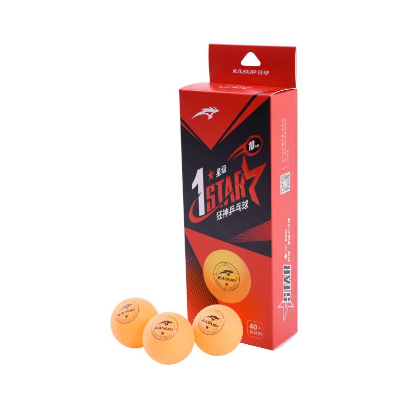 1377 One Star Table Tennis 1 Box 10 (yellow)