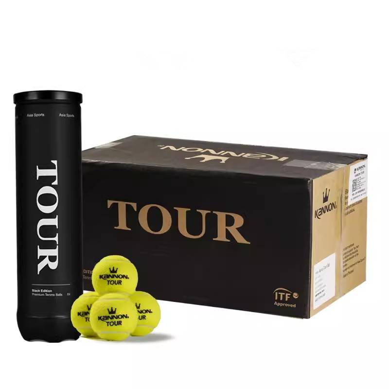 Kannon Kanglong Gold Crown Group Tennis Professional Playing Training Race 4 Capsules Barrel Make Ball Professional Ball