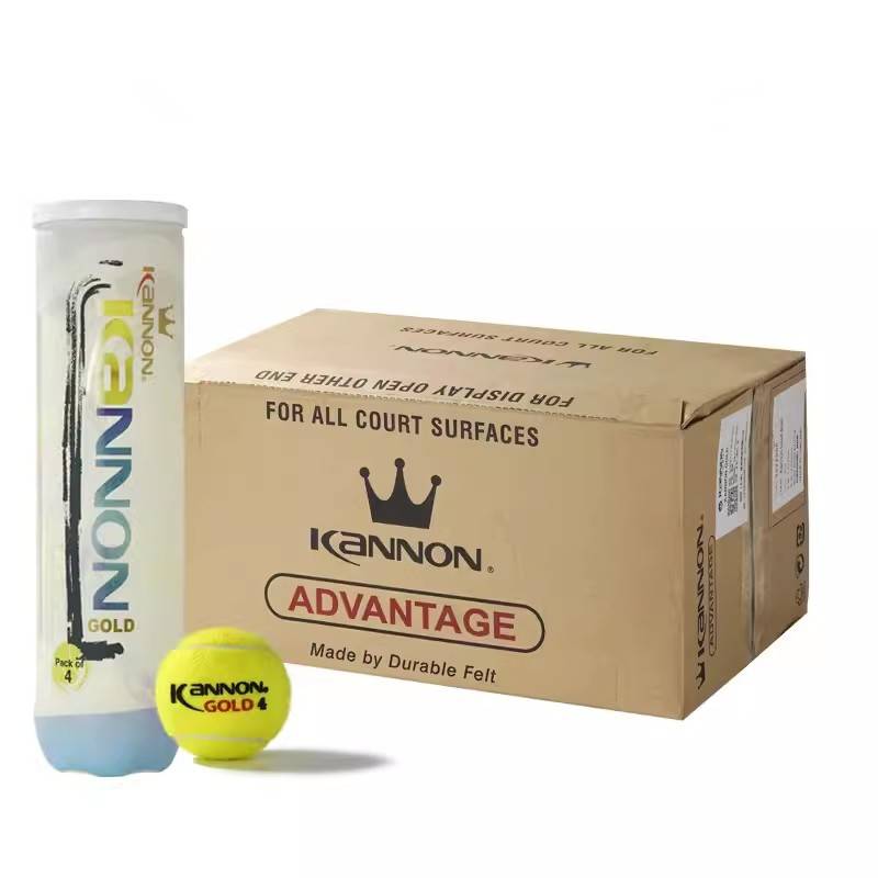 Kannon Kanglong Gold Crown Group Tennis Professional Playing Training Race 4 Capsules Barrel Make Ball Professional Ball