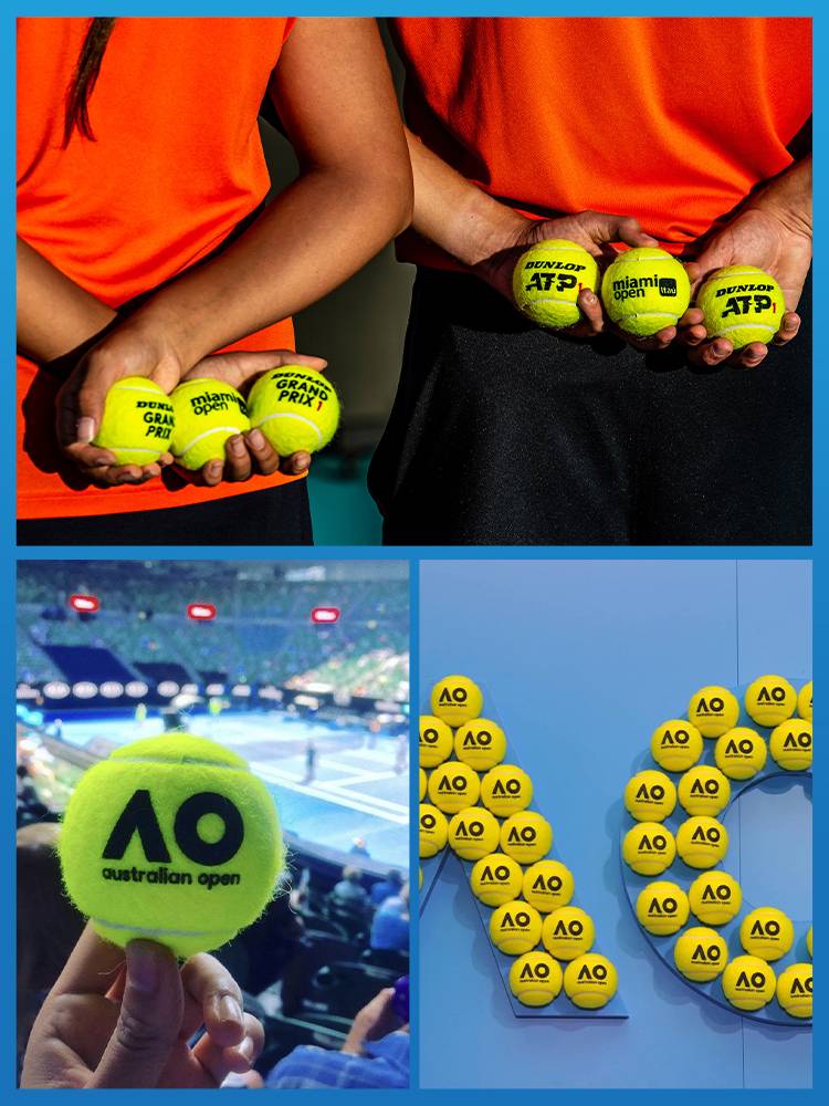 Dunlop/Dunlop tennis tank genuine Australian Open AO game special ball high bombs and wear -resistant tennis training ball