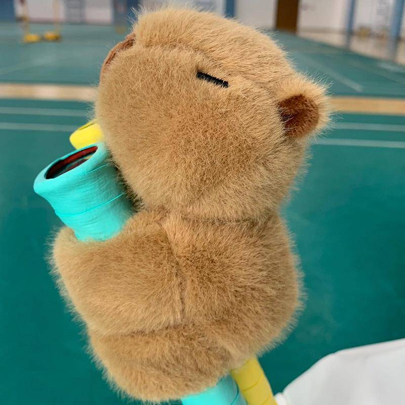 Badminton racket decorative handle creative cartoon plush card Tsuna doll doll couple gifts