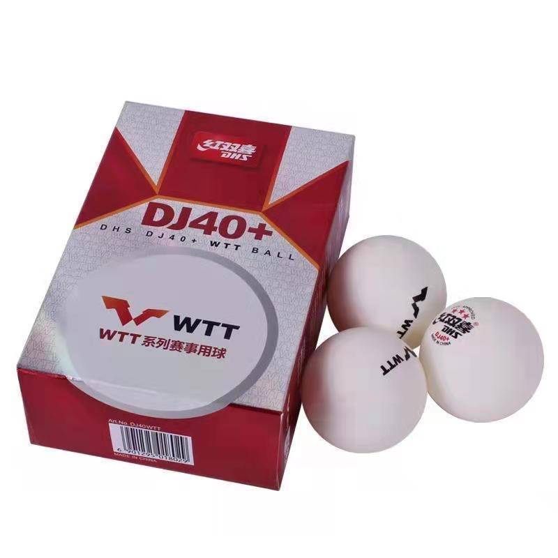 WTT Table Tennis Table Tennis White Bulk [10 Pack]