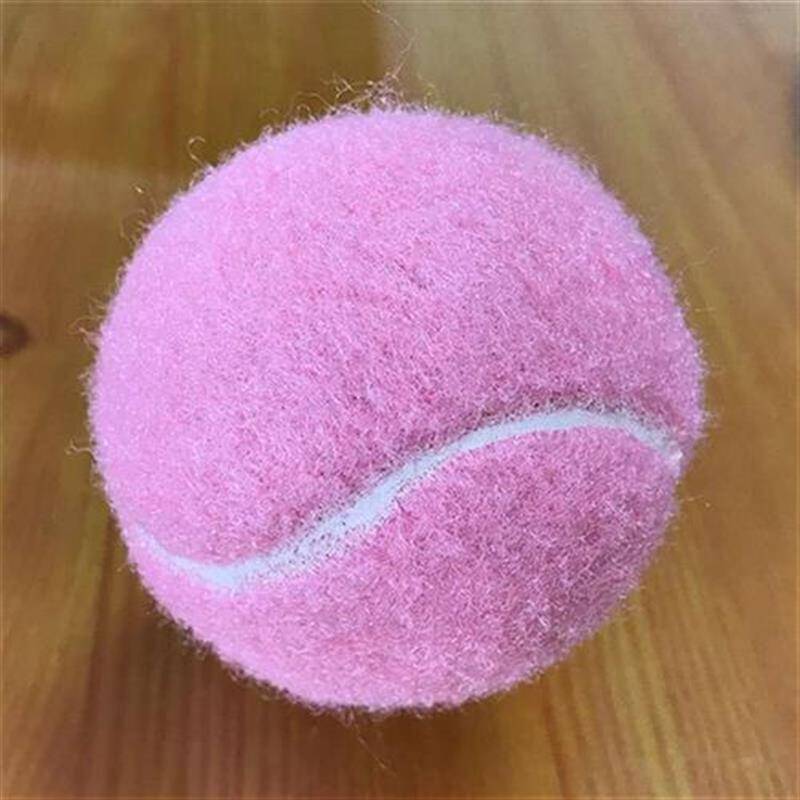6 balls multi -color tennis pink white tennis color props tennis children red ball orange tennis