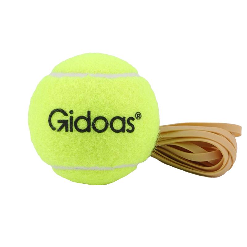 Tennis training device single playback back to automatically rebound tennis with rope stretch tennis high elastic high quality