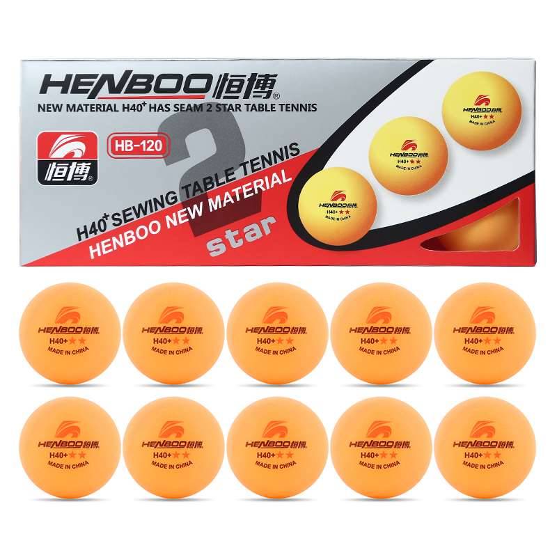 Hengbo H40+new material table tennis white yellow one -star two -star Samsung stable play training game