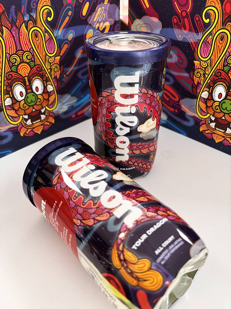 2024 new Wilson Verlon Dragon annual limited tennis gift box shock absorber fun hand glue collection gift gift