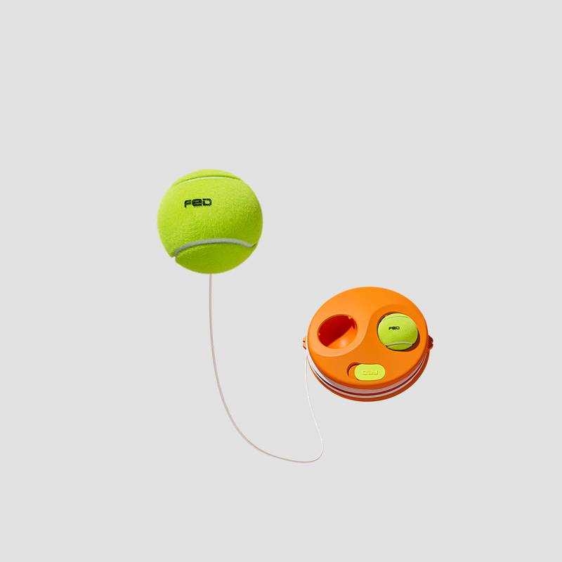 Tennis with rope training device single playback professional fixed high -elastic band line practice ball base game