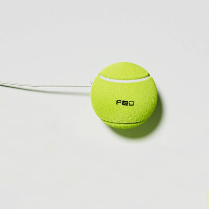 Tennis with rope training device single playback professional fixed high -elastic band line practice ball base game