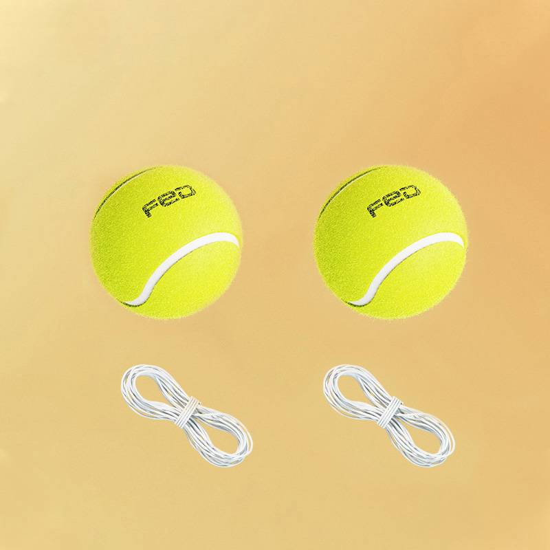 Tennis with rope training device single playback professional fixed high -elastic band line practice ball base game