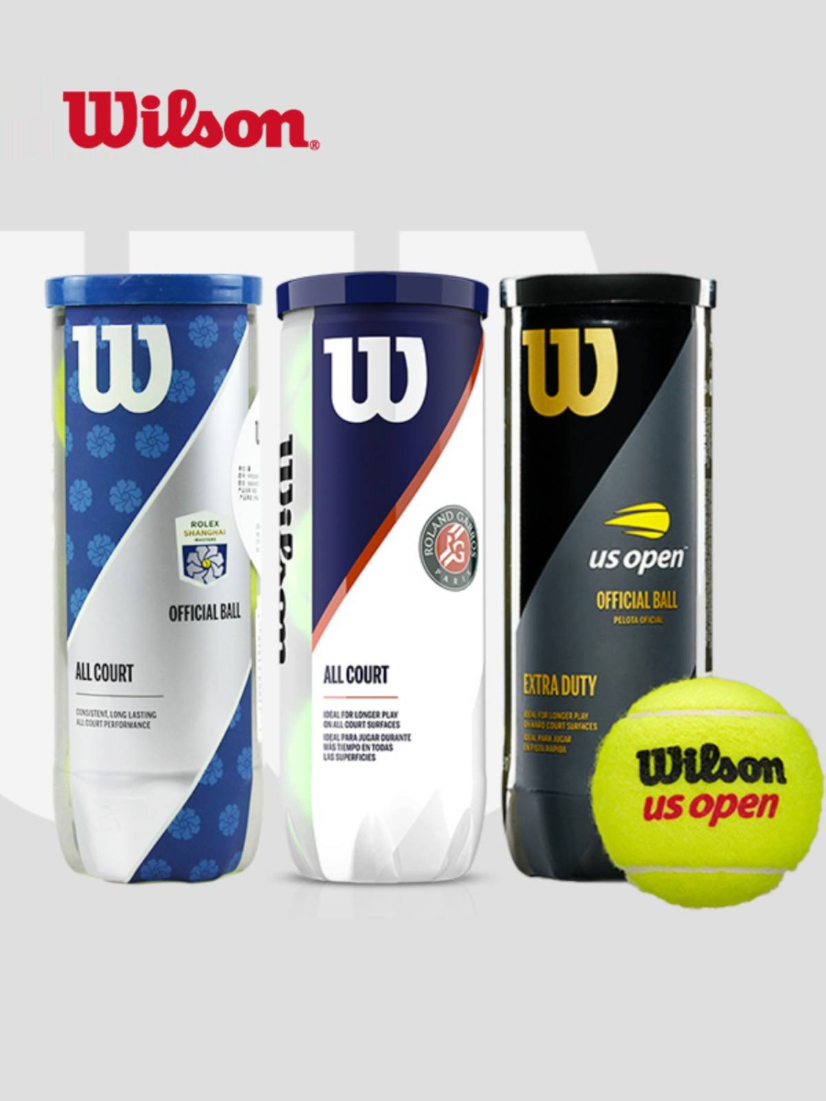 Wilson Wilsheng pot is equipped with tennis training Hardway US Net Method Network Professional Competition Tennis 3 Package
