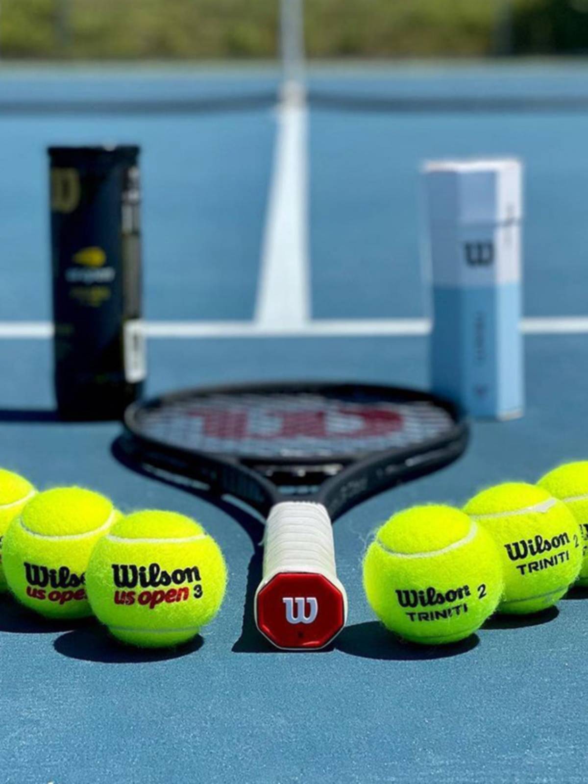 Wilson Wilsheng pot is equipped with tennis training Hardway US Net Method Network Professional Competition Tennis 3 Package