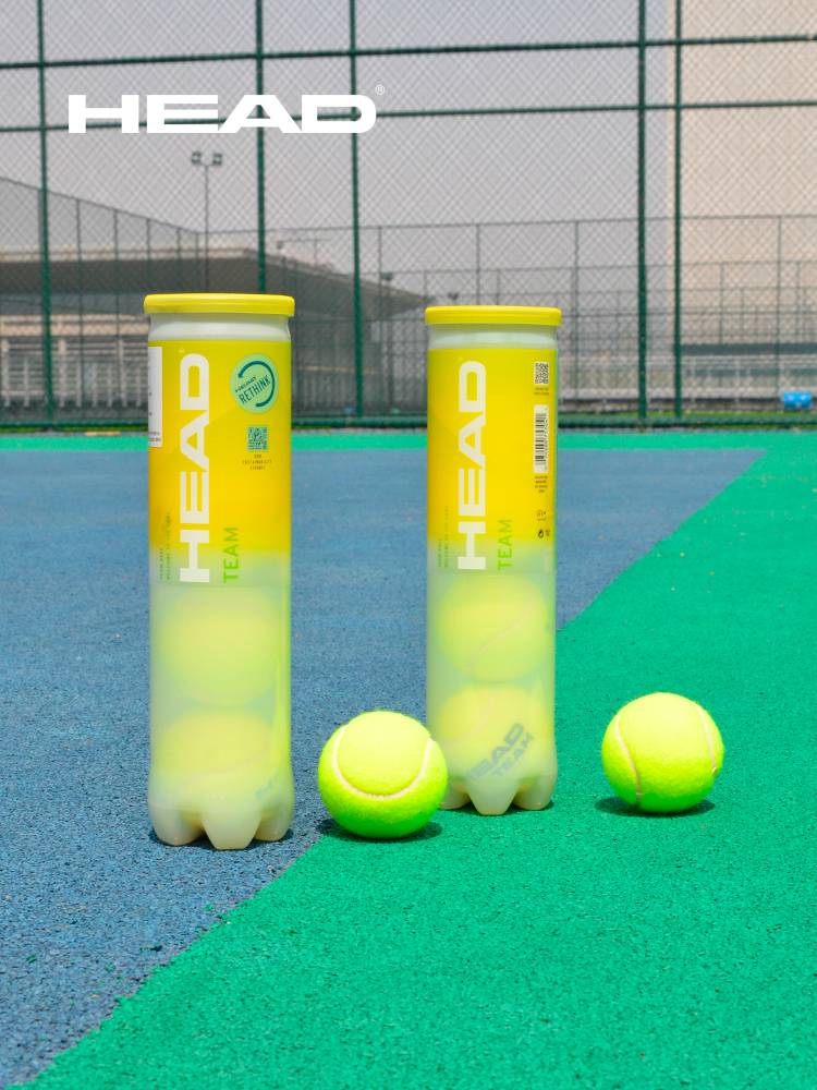 2024 new product Head Hede Team practice training wear -resistant cylinder loading tennis 4 -grain PRO professional competition tennis