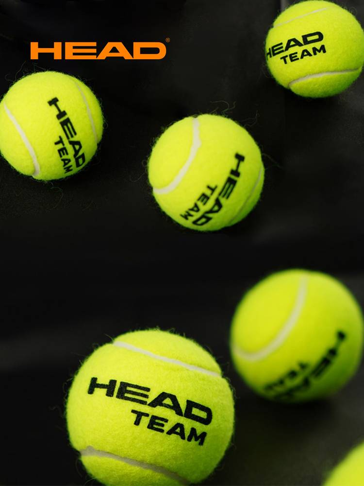2024 new product Head Hede Team practice training wear -resistant cylinder loading tennis 4 -grain PRO professional competition tennis