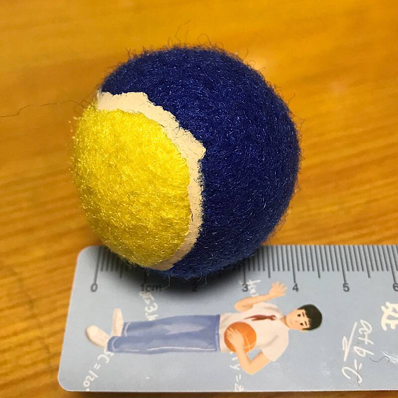 4CM BLUE AND YELLOW TENNIS SINGLE