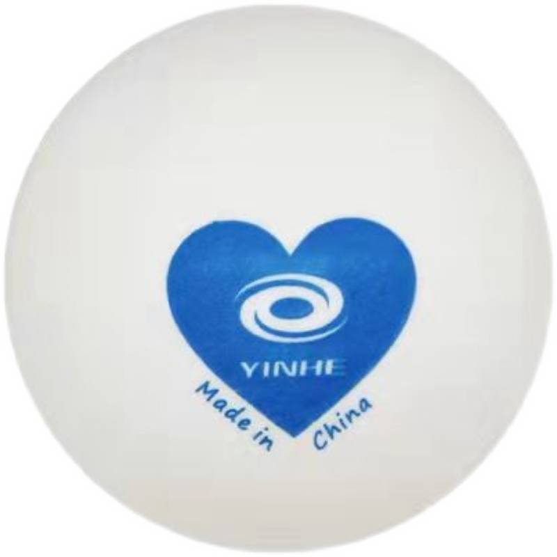Genuine Milky Way Table Tennis has a starless training ball, Blue Heart 40+ New Materials Plastic Ball 100 Training Ball