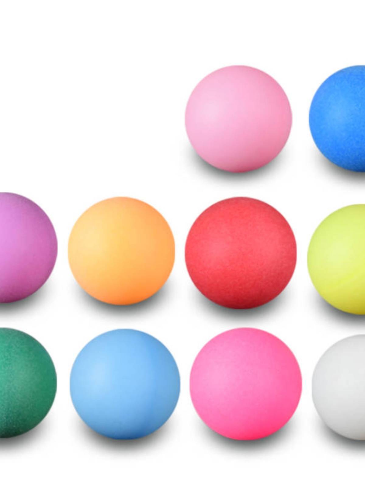 Seamless matte table tennis lottery ball lottery ball 4cm lottery colorless ballless ball opening ball can be reused