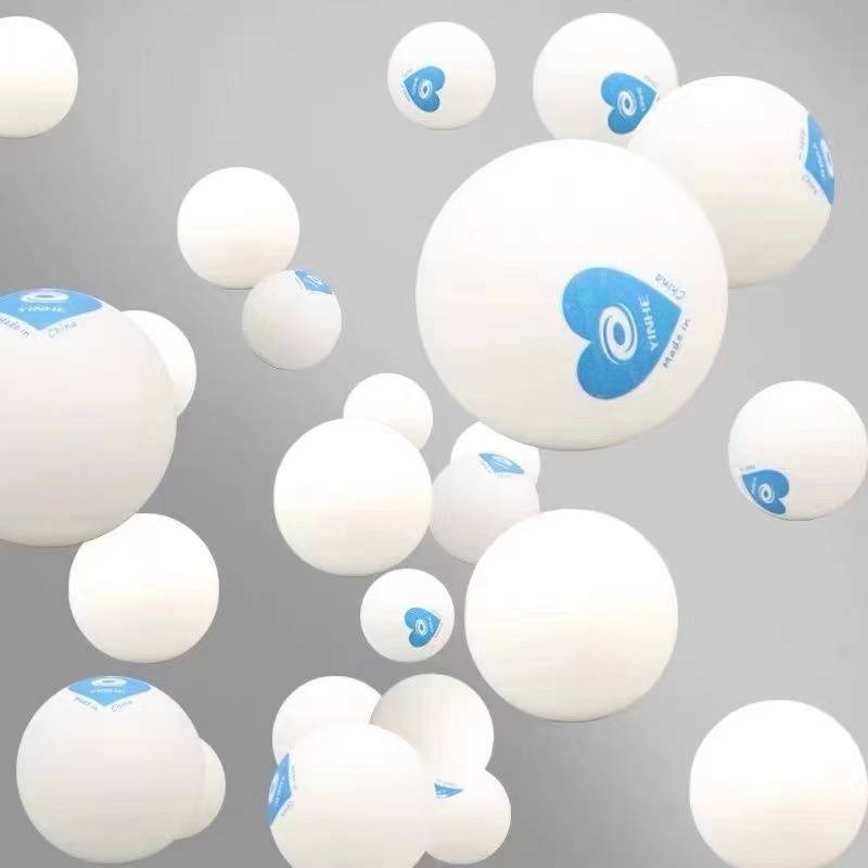 Galaxy Galaxy Blue Heart Table Tennis Club High Elastic Play Training ABS40+New Materials There are sewing balls