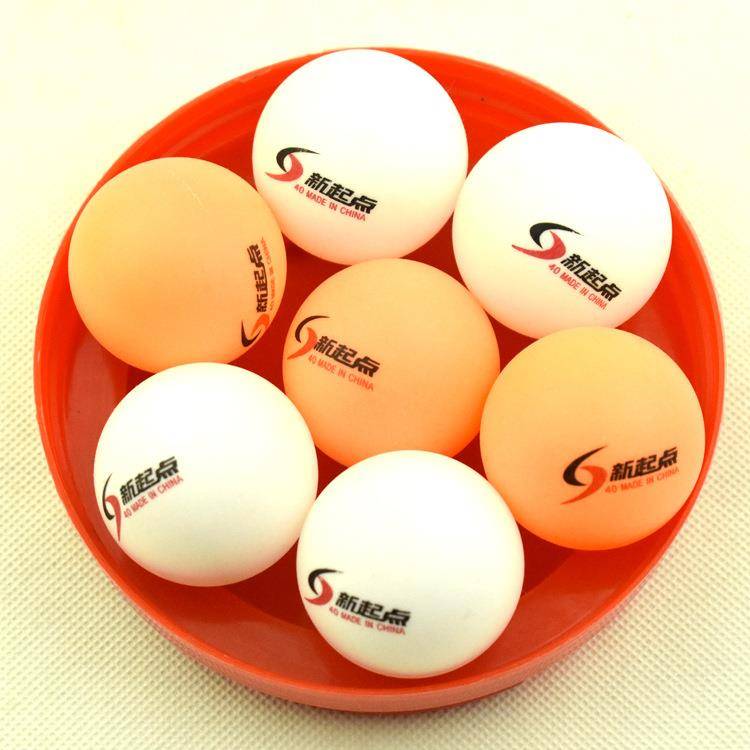 Parenting bucket table tennis 40mm yellow/white/table tennis lottery training table tennis hair player for table tennis