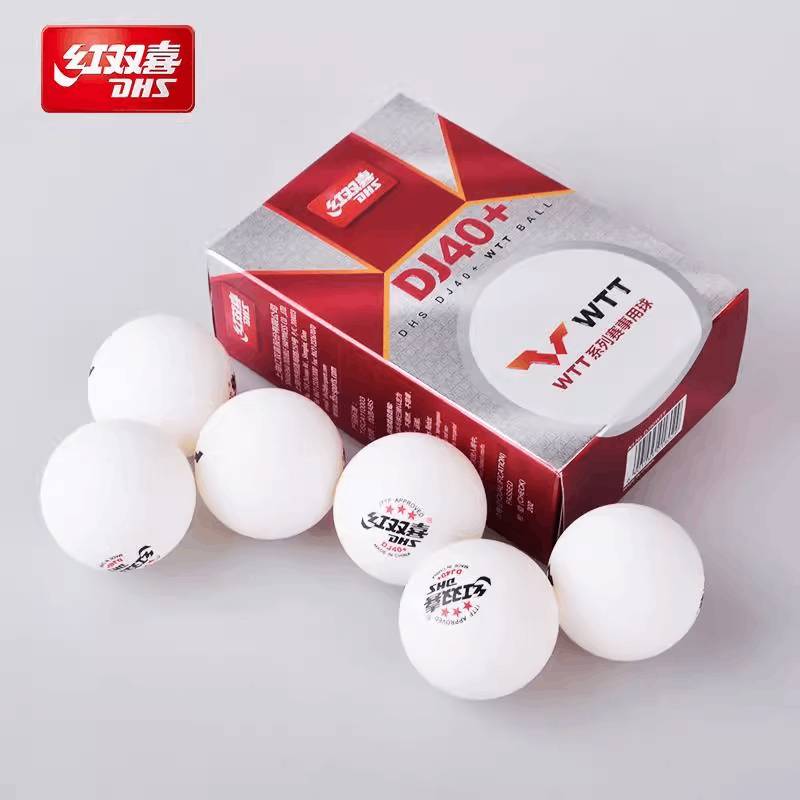 40+ Table Tennis Genuine DHS Red Double Happiness Samsung New Materials+Game Ball 1 Star 2 Star 3 Stars