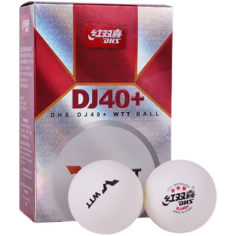 DHS Red Double Happy Table Tennis Top Table Tennis Top D40 Samsung 2020 World Table Tennis Championship DJ special WTT device table tennis training ball