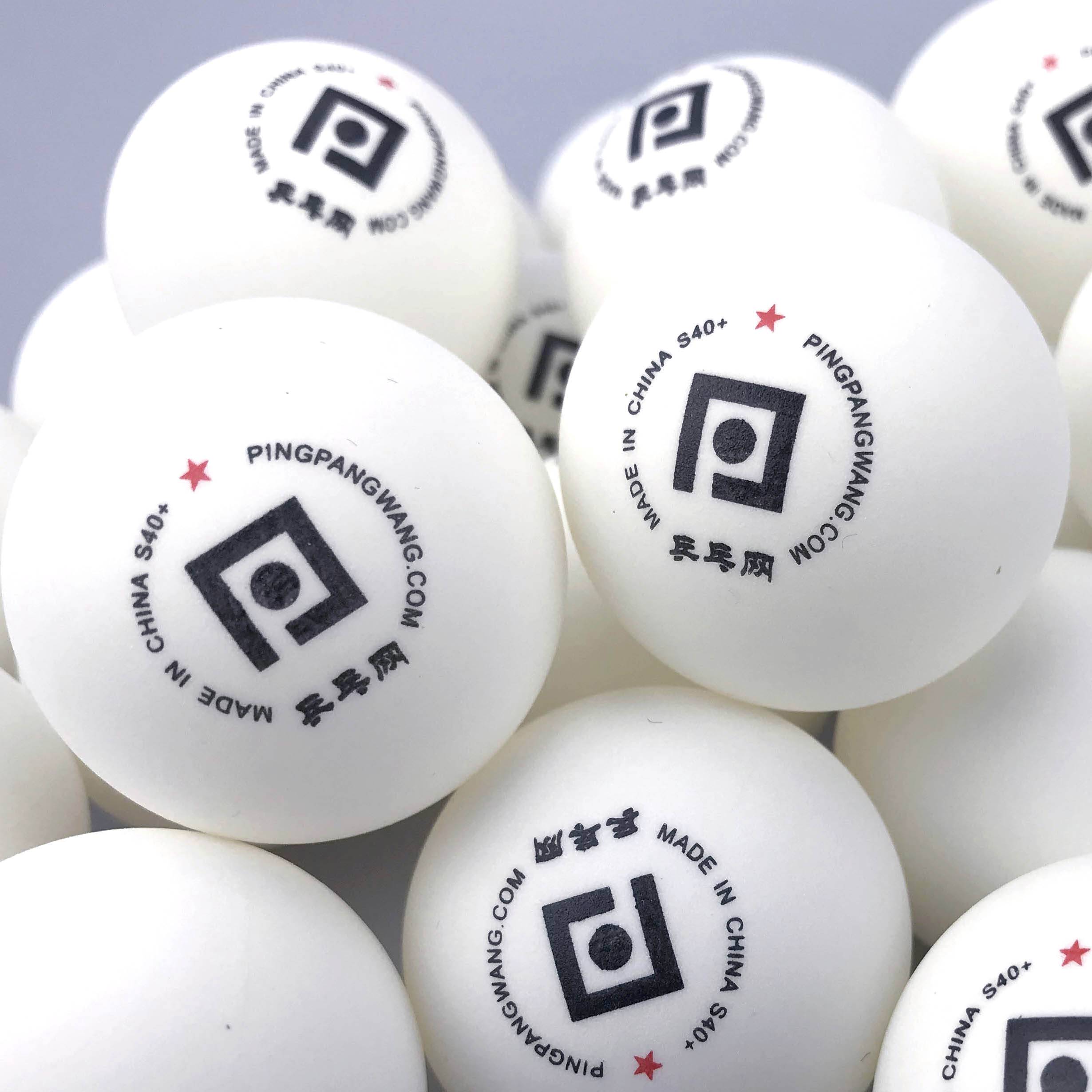 Ping Ping.com S40+One Star Ping Tennis 1 Star New Material Serving Multi -Boom 100 Packing 40mm