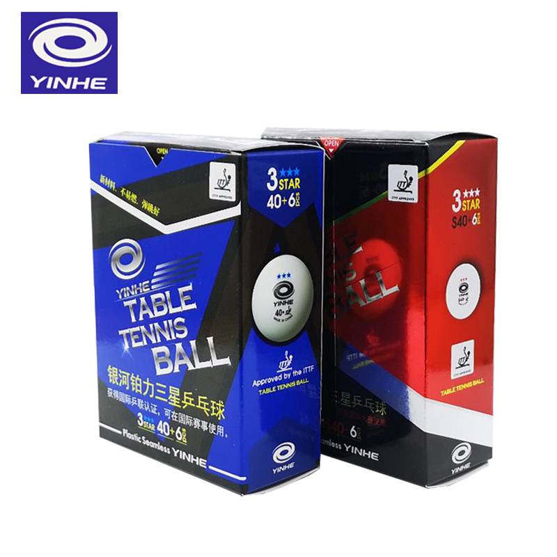 Galaxy Galaxy Table Tennis Three -star Seamless 40 High Bullet New Material Platinum 3 Star 40+ Blood Power Sewing Ball
