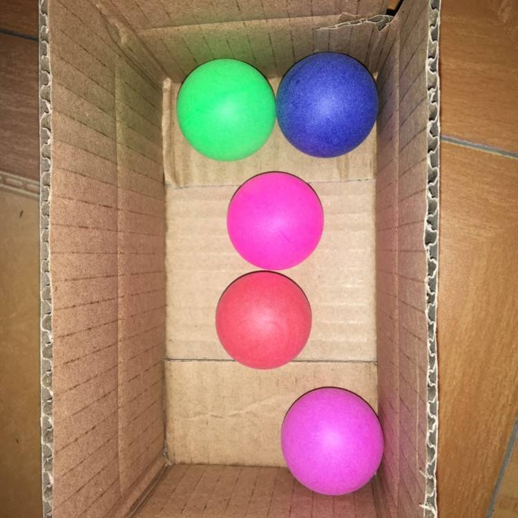 Fruits ball 5 color random