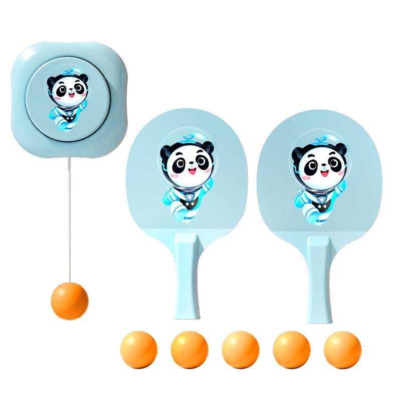 Table tennis training device Children's suspension home racket parent -child jump high -handed eye coordination training touches