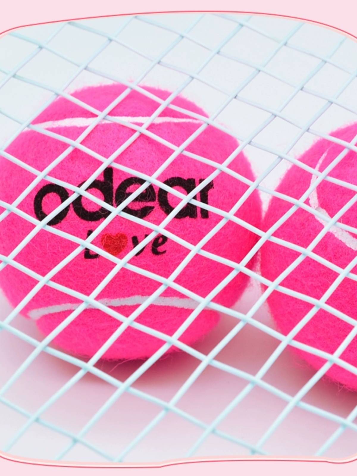 ODEAR ODER Tennis High Bullet Powder Plove Porn Valentine's Day Custom Couple LOVE Primary Special Special Training ball